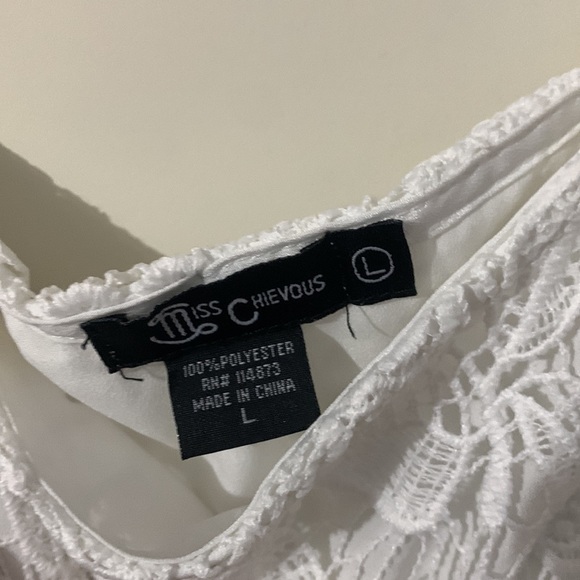 Miss Chievous white off shoulder top - Picture 2 of 2